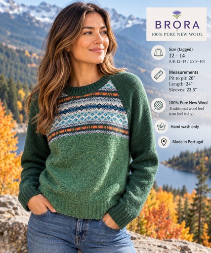 Brora 100 pure wool - 100%, isle